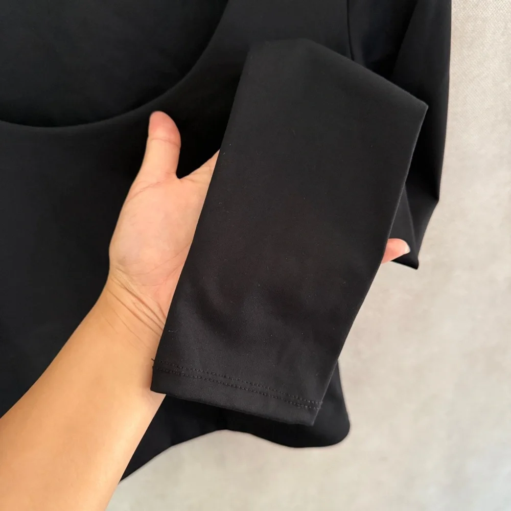 Open Edit Smooth Edit Scoop Neck Top - Picture 10 of 10